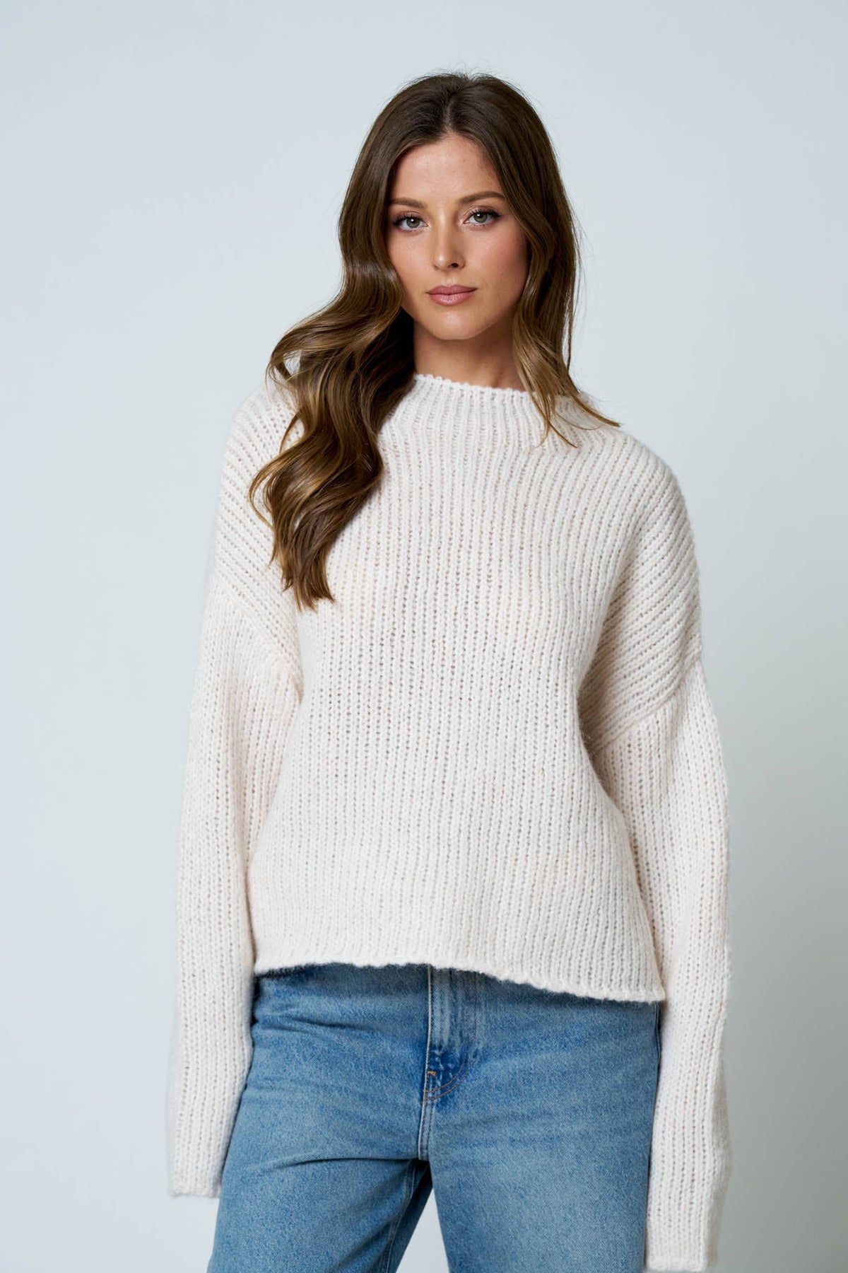 Mia mockneck oversized sweater