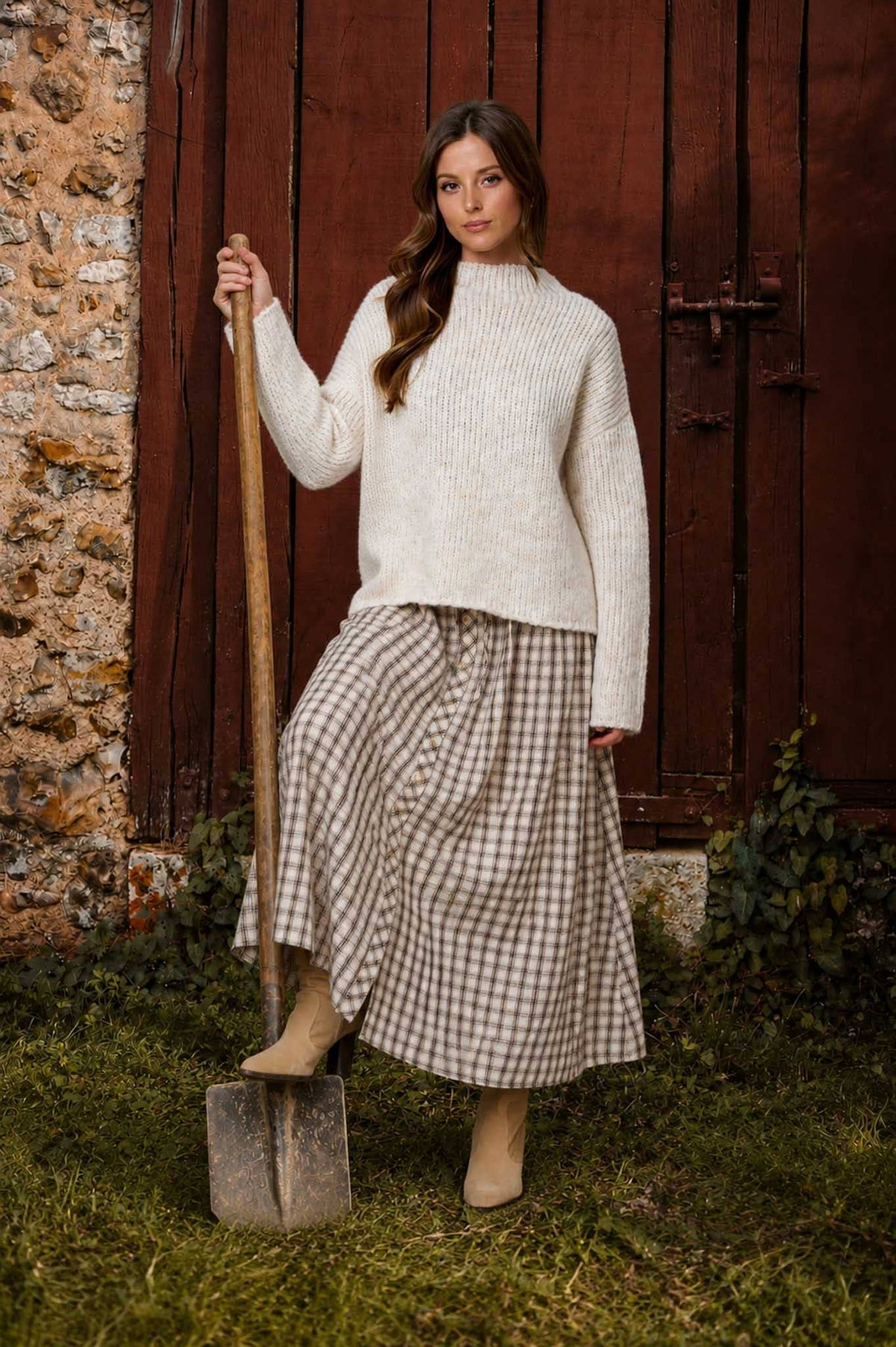 Mia mockneck oversized sweater