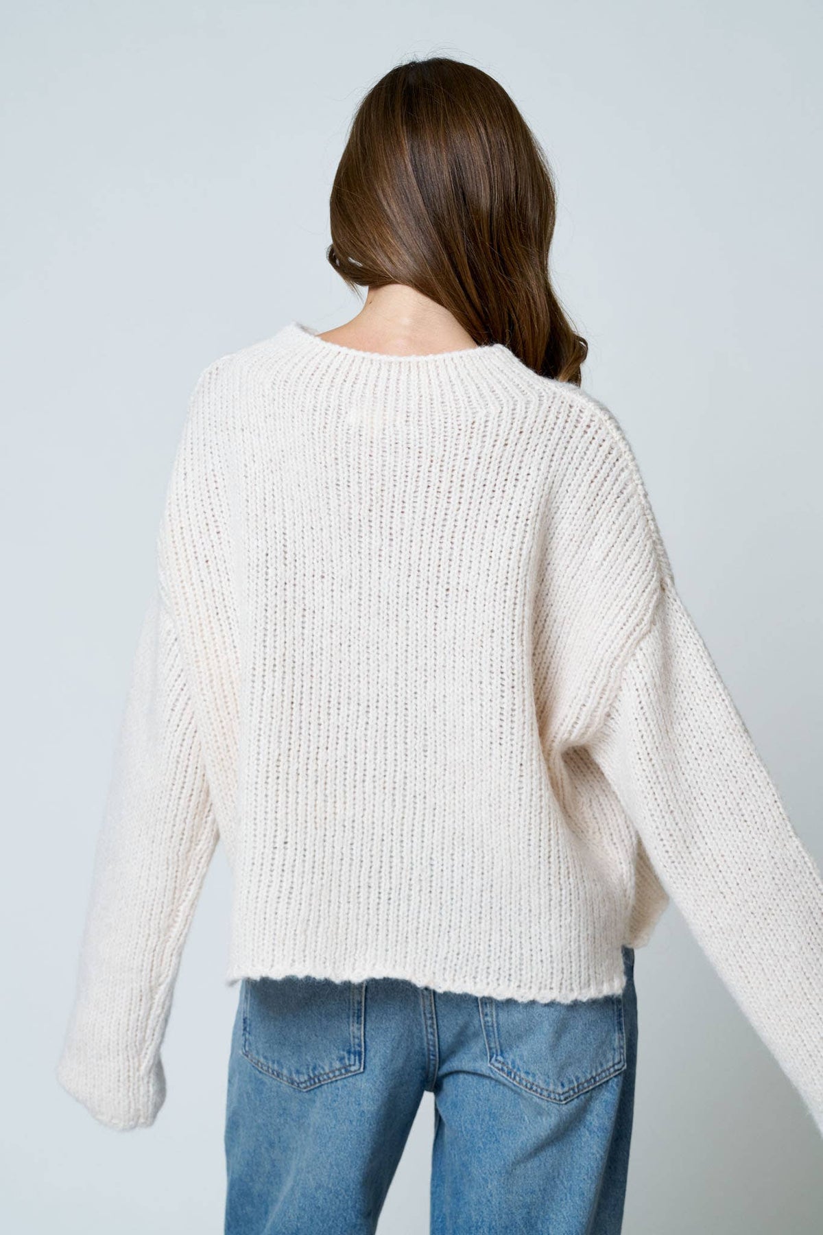 Mia mockneck oversized sweater
